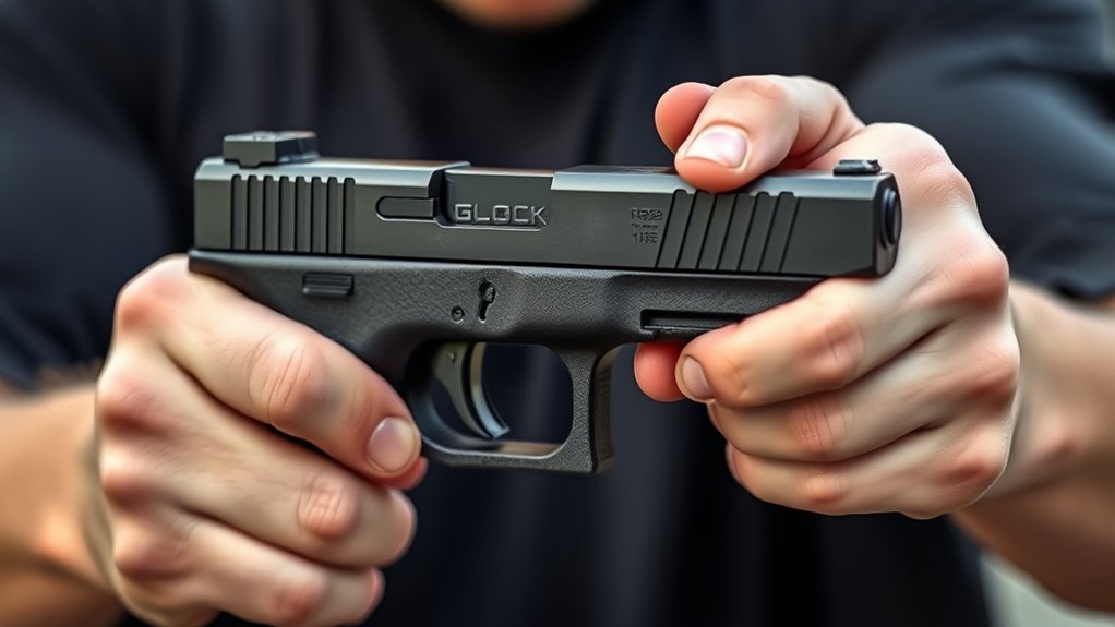 align sights operate controls