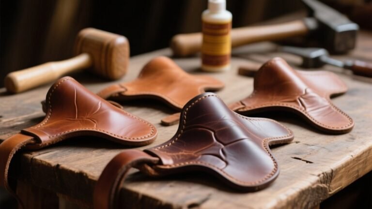 breaking in leather holster