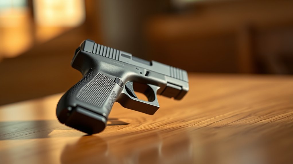 compact balanced concealable handgun