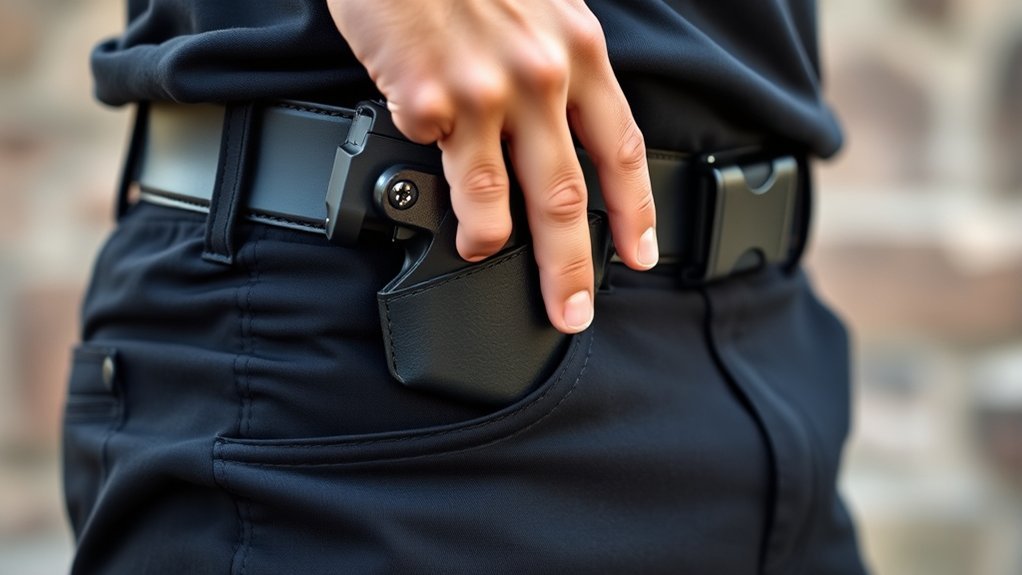 holster at 1 o clock