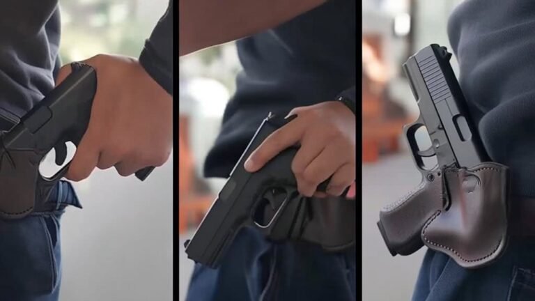 holster weapon safely quickly