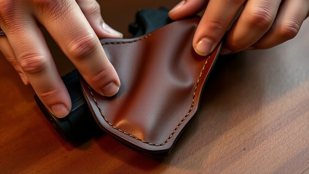 mold leather for fit