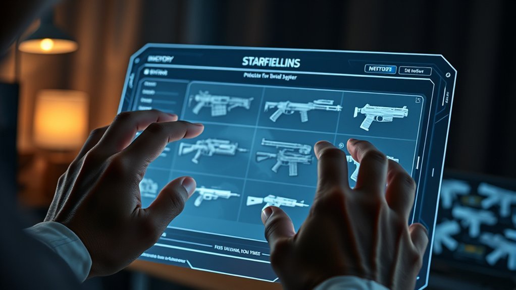 organize and prioritize holstered weapons