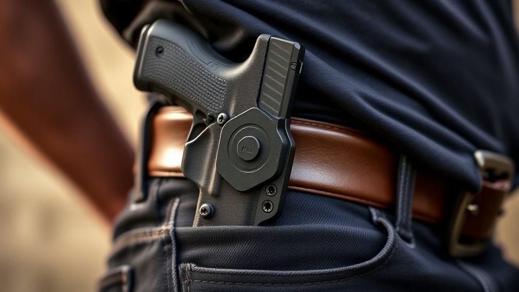 proper holster positioning and adjustment