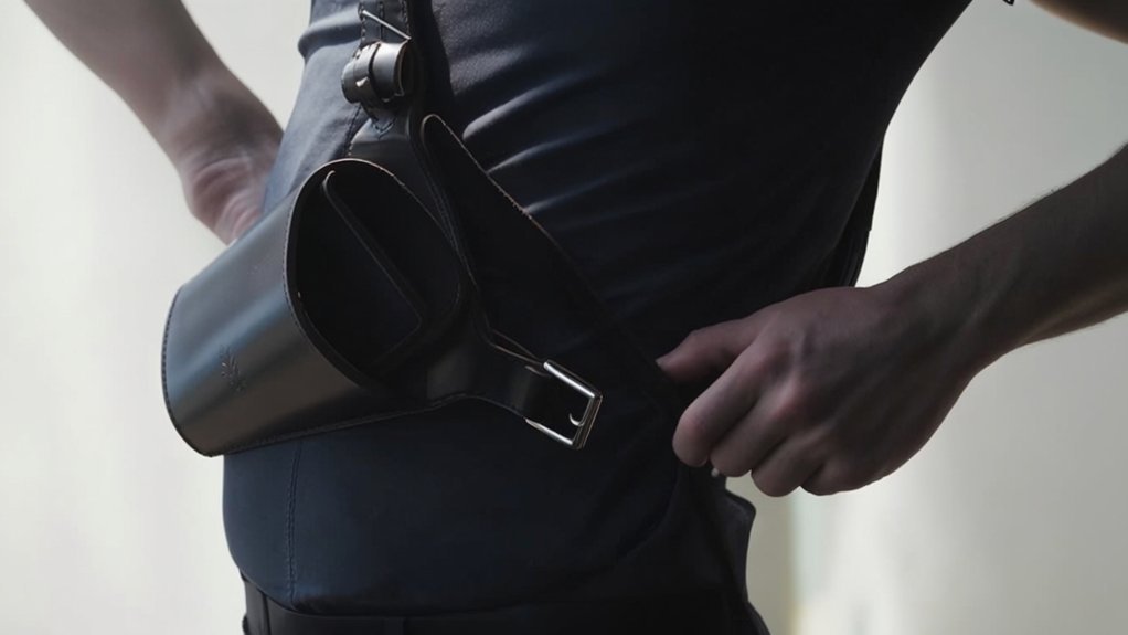 proper shoulder holster placement