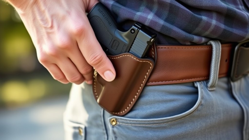 safe steady holster insertion