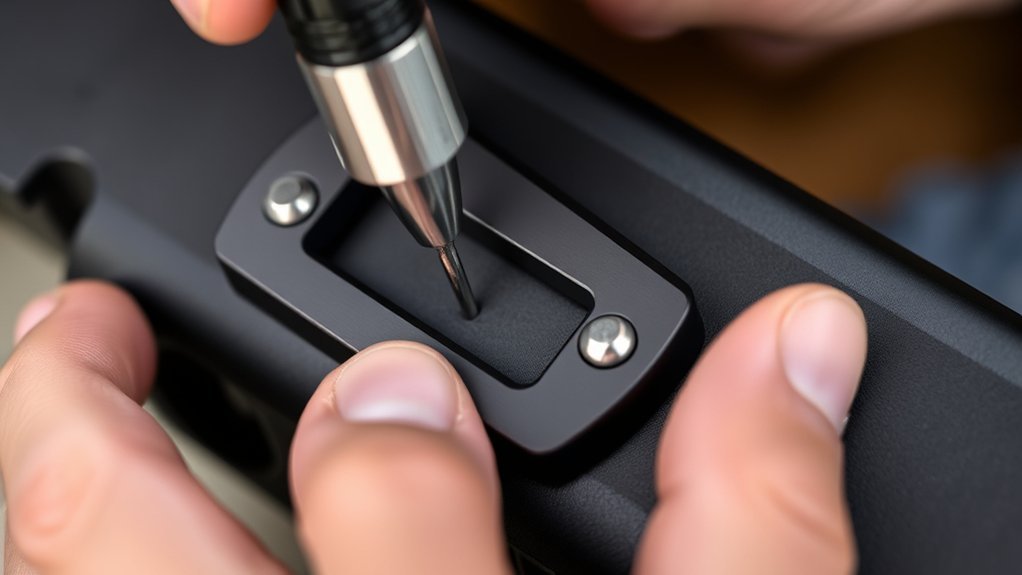 secure adapter with screws