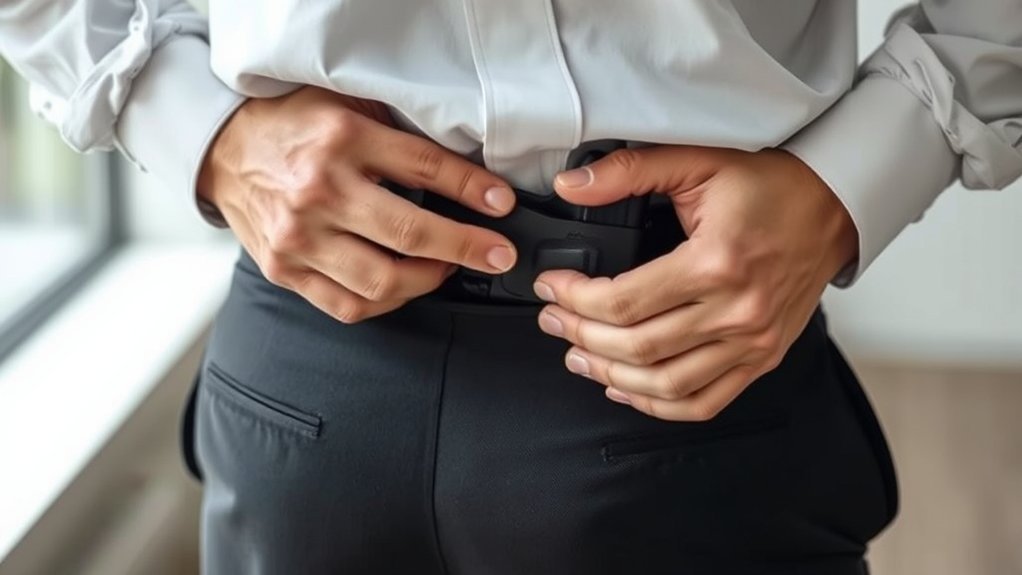 secure conceal adjust comfort