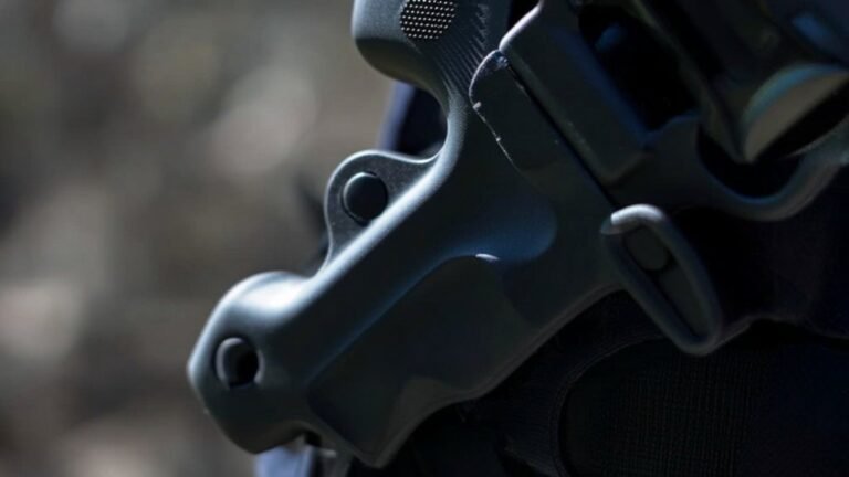 securely holds the firearm