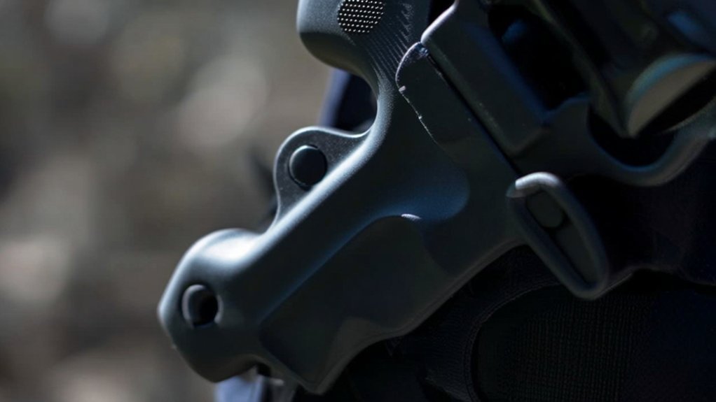 securely holds the firearm