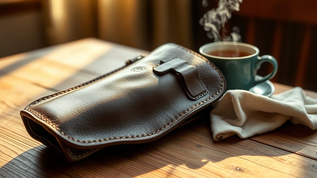 warm moist leather shaping